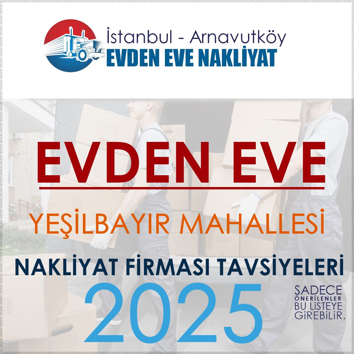 Yeşilbayır Evden Eve Nakliyat Firmaları