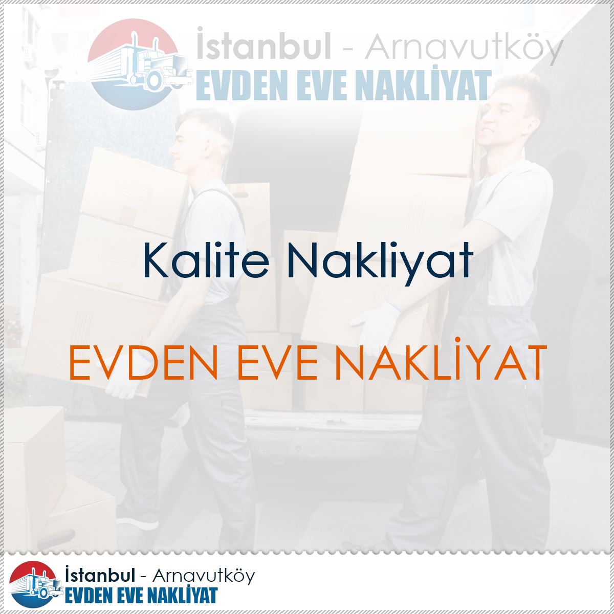 Kalite Nakliyat : Kapak Görseli